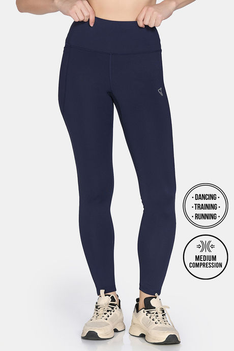 Zelocity Quick Dry Gym Leggings - Naval Academy — image 2